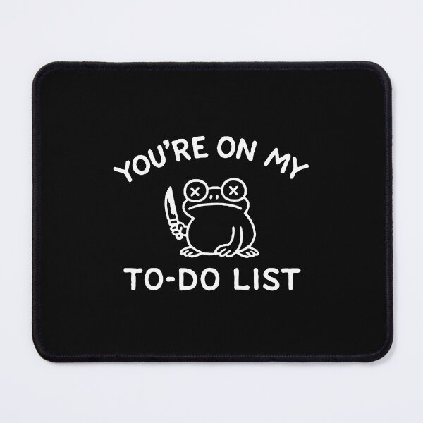 Item preview, Savage Frog To Do List Humor designed and sold by bonurasuliaj.