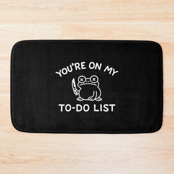 Item preview, Savage Frog To Do List Humor designed and sold by bonurasuliaj.