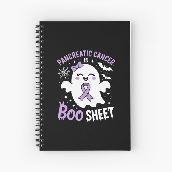 Item preview, Pancreatic Cancer is Boo Sheet Halloween Cute Ghost Purple designed and sold by HORIZBoutique.