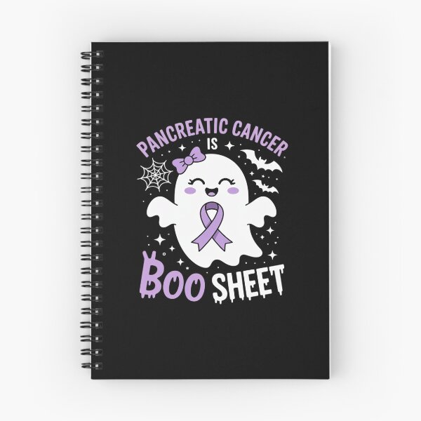 Item preview, Pancreatic Cancer is Boo Sheet Halloween Cute Ghost Purple designed and sold by HORIZBoutique.