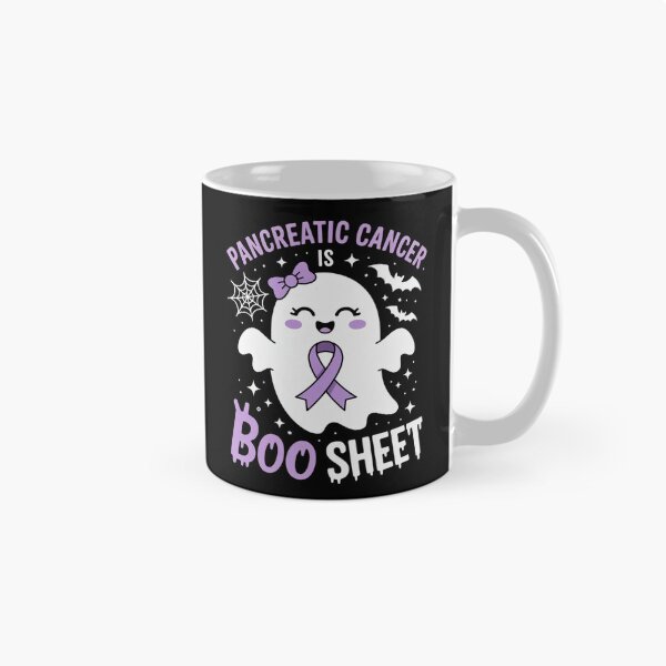 Item preview, Pancreatic Cancer is Boo Sheet Halloween Cute Ghost Purple designed and sold by HORIZBoutique.
