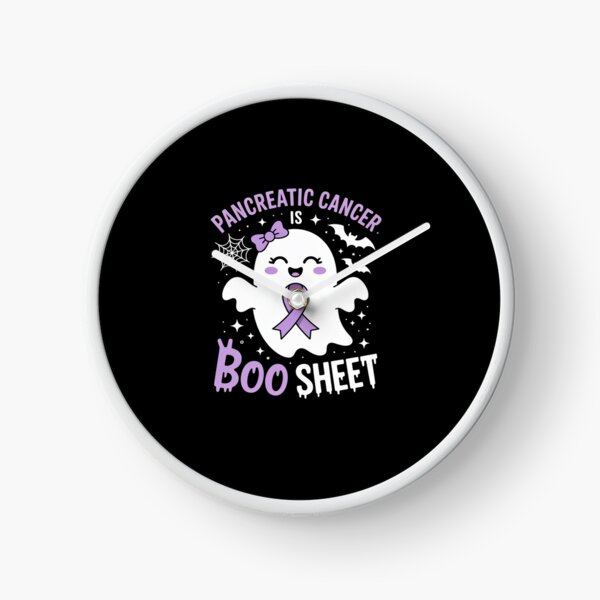 Item preview, Pancreatic Cancer is Boo Sheet Halloween Cute Ghost Purple designed and sold by HORIZBoutique.
