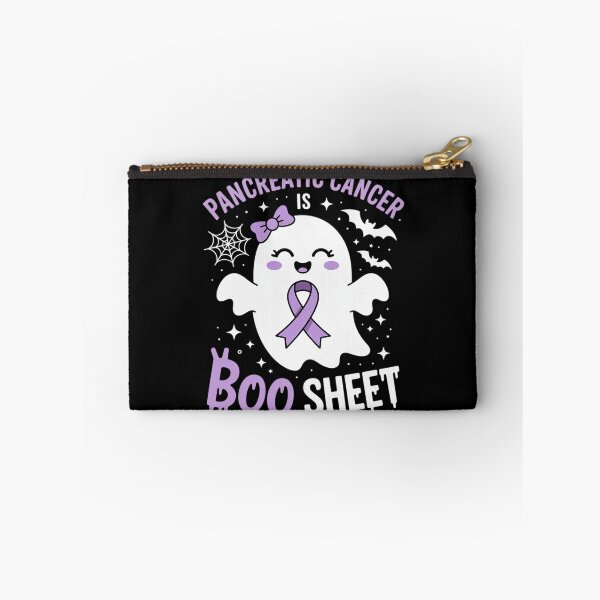 Item preview, Pancreatic Cancer is Boo Sheet Halloween Cute Ghost Purple designed and sold by HORIZBoutique.