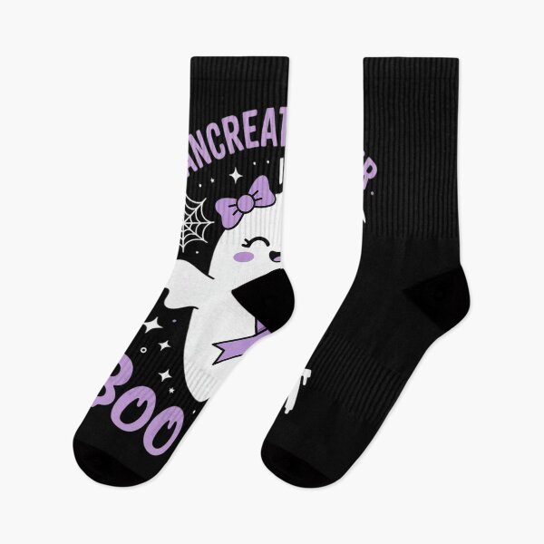 Item preview, Pancreatic Cancer is Boo Sheet Halloween Cute Ghost Purple designed and sold by HORIZBoutique.
