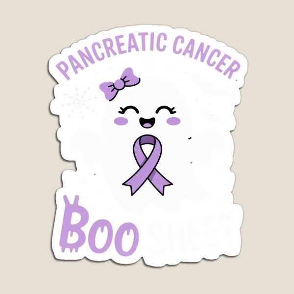 Item preview, Pancreatic Cancer is Boo Sheet Halloween Cute Ghost Purple designed and sold by HORIZBoutique.