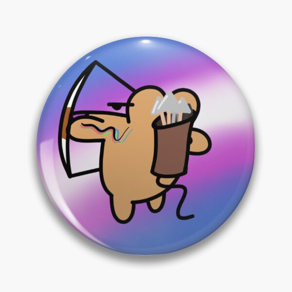 Item preview, Archer Rat Button designed and sold by blakebalance.