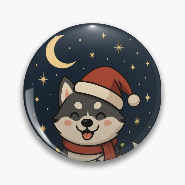 Item preview, Christmas Lights Husky  designed and sold by ArtByTCBG.