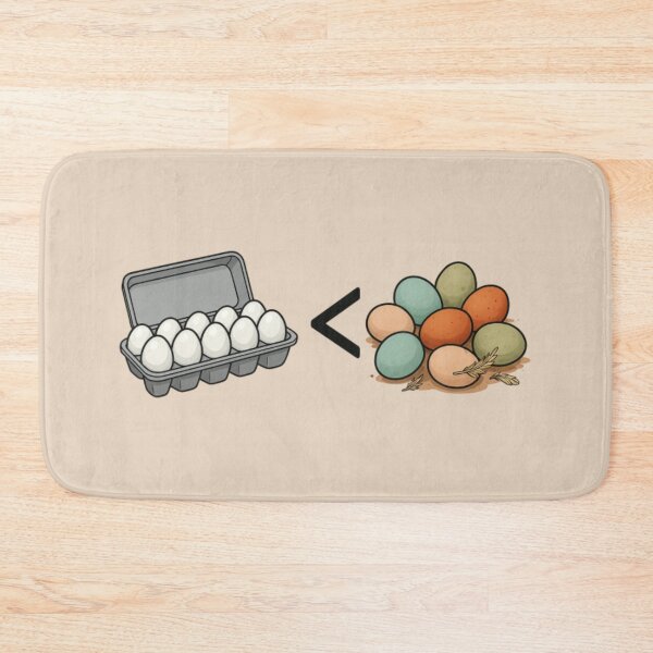 Item preview, Farm Fresh Eggs Are Greater Than Store Bought Eggs.  designed and sold by AnotherFemaleHuman.