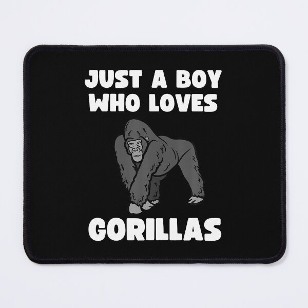 Item preview, Just A Boy Who Loves Gorillas Primate Toddler Baby 5T 4T 3T designed and sold by bonurasuliaj.