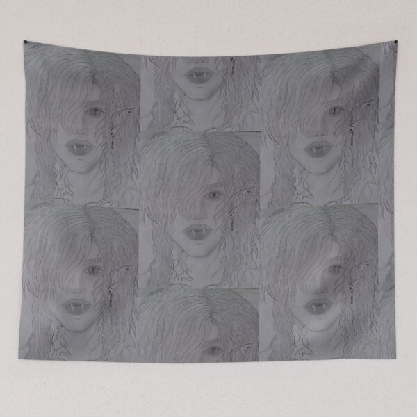 Item preview, “Nightfall Seduction — Handsome Vampire Artwork” designed and sold by kerissfantasyart .