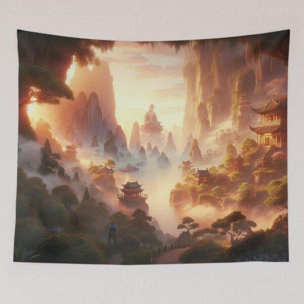 Item preview, Celestial Buddha Valley designed and sold by calmgarden.