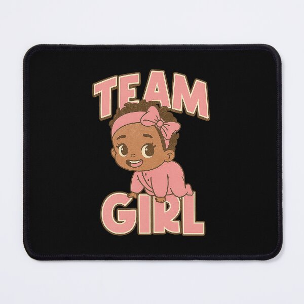 Item preview, Cute Team Girl Black Baby  designed and sold by flondony.