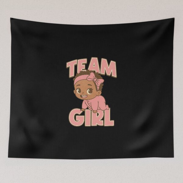 Item preview, Cute Team Girl Black Baby  designed and sold by flondony.