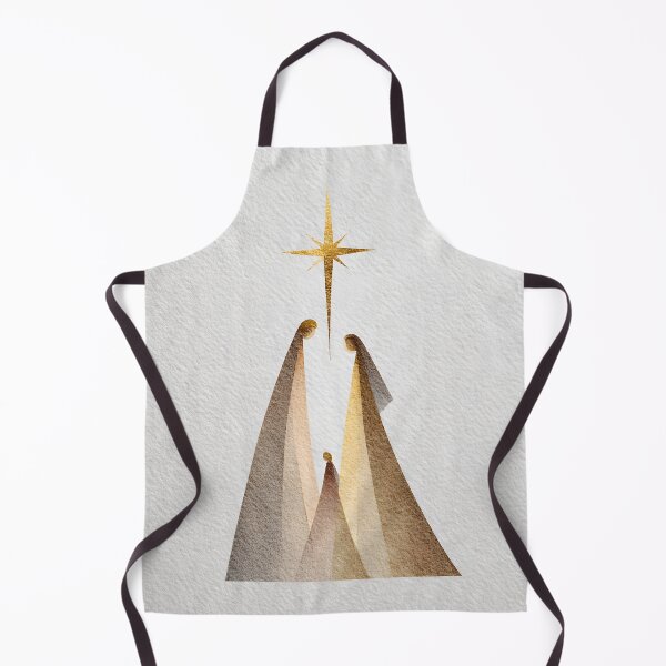 Item preview, Minimal Gold Nativity Watercolor Art designed and sold by Teecha45.