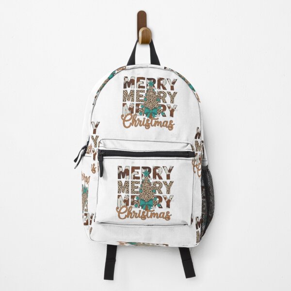 Item preview, Western Animal Print “Merry Merry Merry Christmas” Design designed and sold by EverlaPrints.