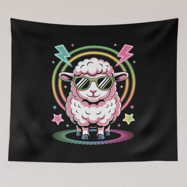 Item preview, Party Sheep Sunglasses designed and sold by Voidbinder.