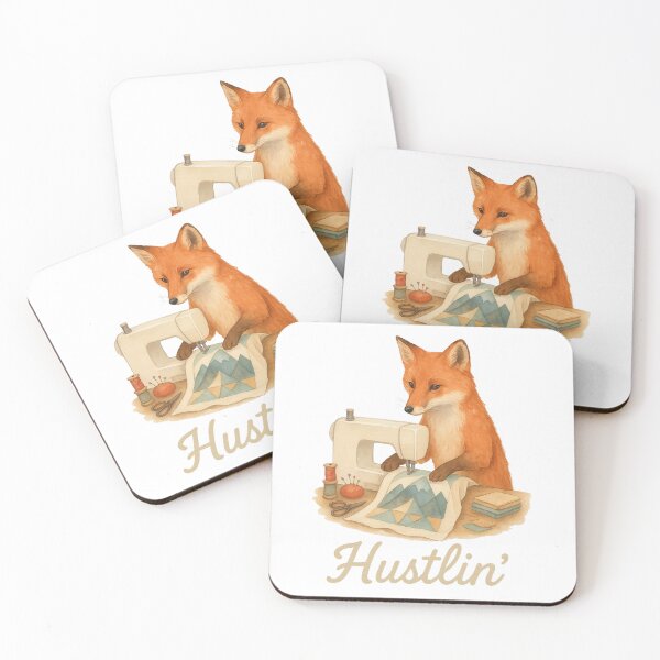 Item preview, Fox Quilter Hustlin' designed and sold by thehaywirehoney.
