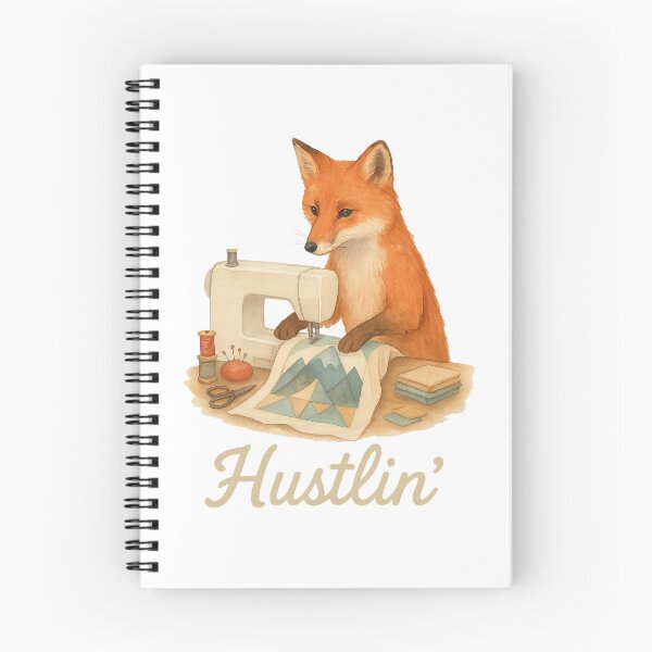 Item preview, Fox Quilter Hustlin' designed and sold by thehaywirehoney.
