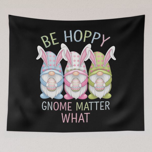 Item preview, Easter Gnome Be Hoppy Spring Easter Bunny Pun designed and sold by AsteriskDatBArt.