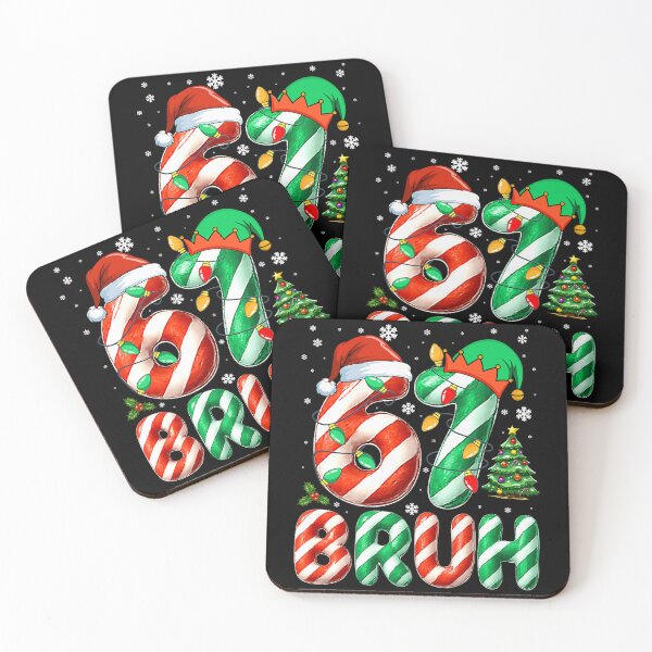 Item preview, Bruh 67 Six Seven Candy Cane 6 7 Meme Christmas Six Seven 67 Meme Christmas designed and sold by pansak.