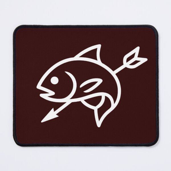 Item preview, Bowfishing Fish Silhouette – White Bowfishing Design for Hats, Shirts & other merch designed and sold by CrossCurrent Designs.
