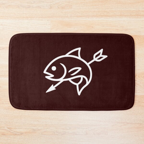 Item preview, Bowfishing Fish Silhouette – White Bowfishing Design for Hats, Shirts & other merch designed and sold by CrossCurrent Designs.