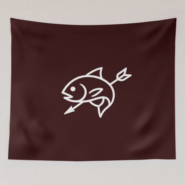 Item preview, Bowfishing Fish Silhouette – White Bowfishing Design for Hats, Shirts & other merch designed and sold by CrossCurrent Designs.