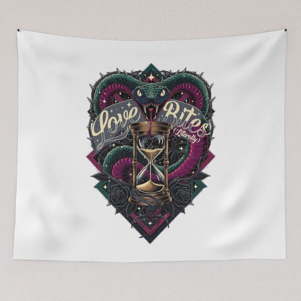 Item preview, Love Bites (Literally) T-Shirt | Venomous Valentine Viper Sarcastic Anti-Dating Design designed and sold by YMLux.