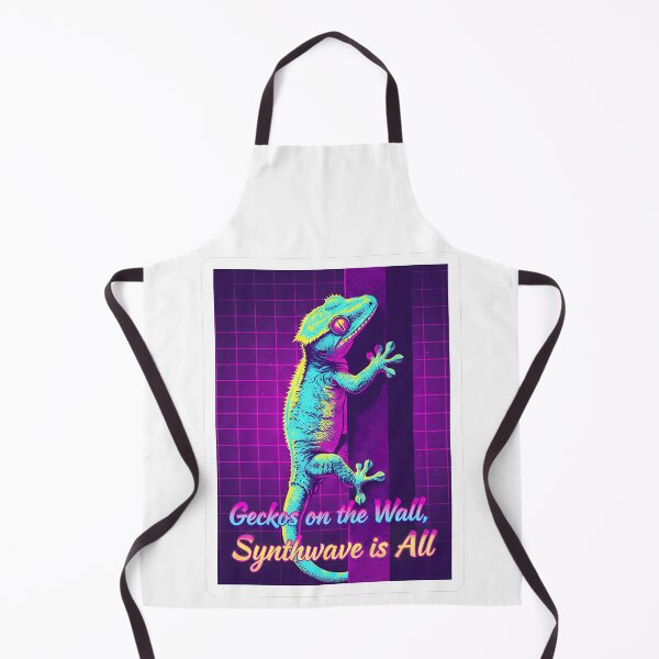 Item preview, Geckos on the Wall, Synthwave is All designed and sold by HelixPedia.