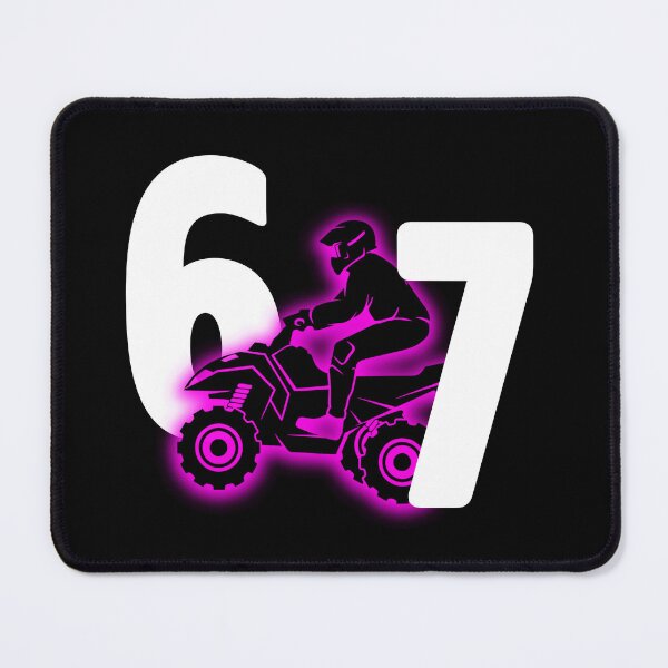 Item preview, Neon ATV Rider 67 Motocross Shirt designed and sold by LashondaGreen89.