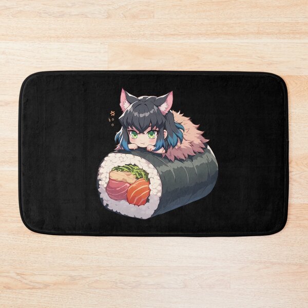 Item preview, Inosuke Hashibira Kawaii Chibi Sushi Delight From Demon Slayer Anime designed and sold by CarlosBender.