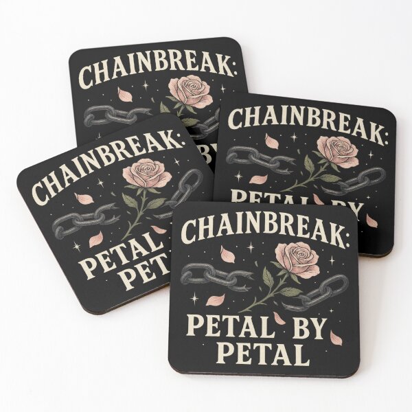 Item preview, Motivational Rose Chainbreak Art – “Petal by Petal” Quote Design – Empowering Aesthetic Illustration designed and sold by Mouraludia.