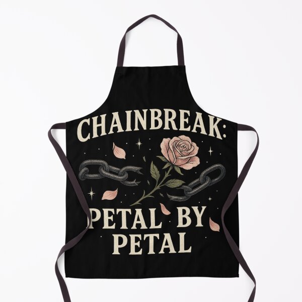 Item preview, Motivational Rose Chainbreak Art – “Petal by Petal” Quote Design – Empowering Aesthetic Illustration designed and sold by Mouraludia.