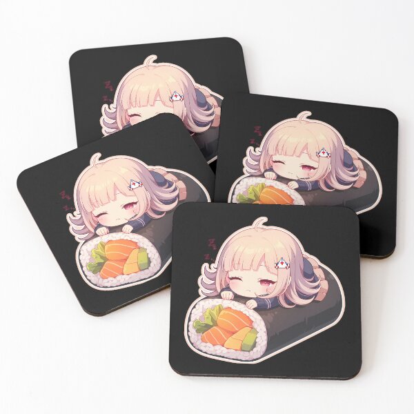 Item preview, Chiaki Nanami Kawaii Chibi Sushi Sleep From Danganronpa Anime designed and sold by CarlosBender.