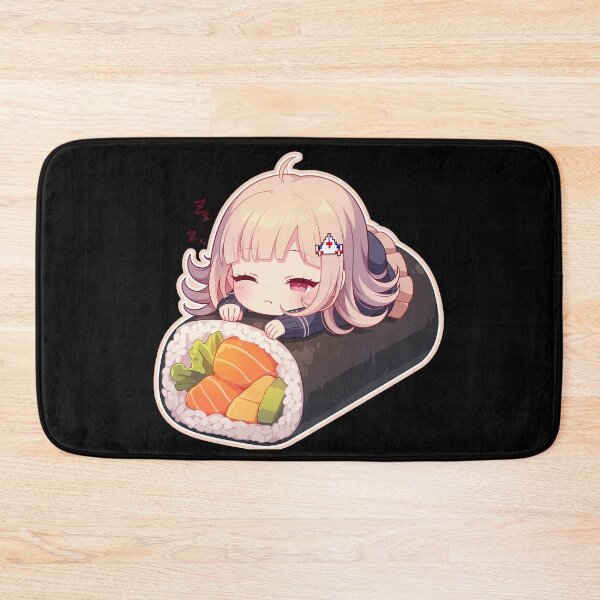 Item preview, Chiaki Nanami Kawaii Chibi Sushi Sleep From Danganronpa Anime designed and sold by CarlosBender.