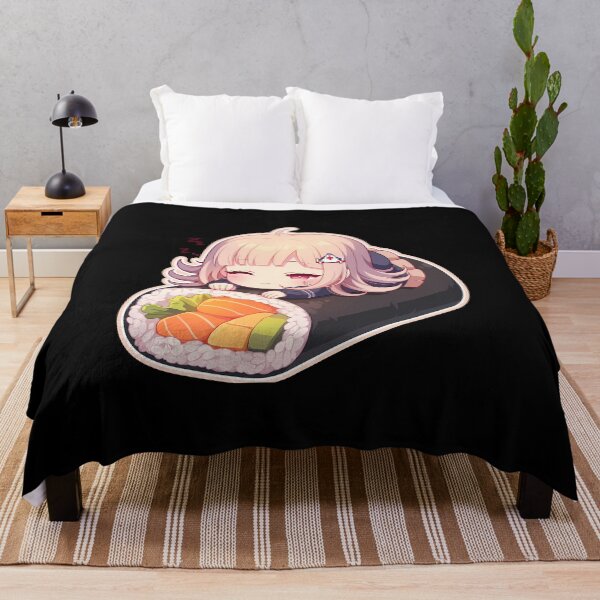 Item preview, Chiaki Nanami Kawaii Chibi Sushi Sleep From Danganronpa Anime designed and sold by CarlosBender.