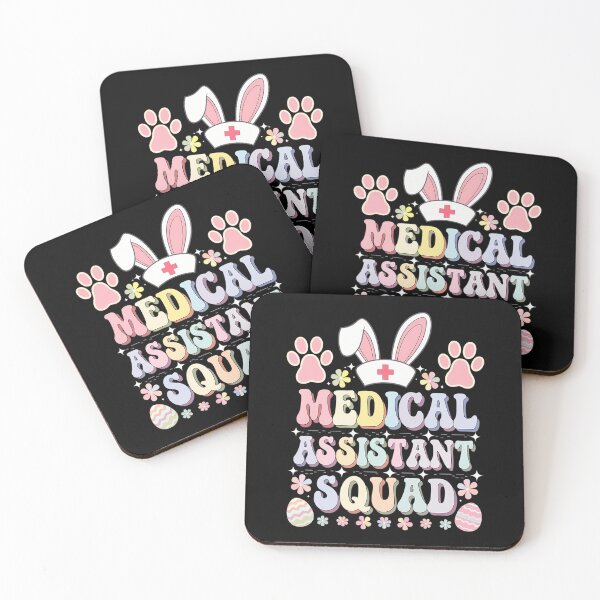 Item preview, Medical Assistant Squad Bunny Ear Flower Easter designed and sold by AsteriskDatBArt.