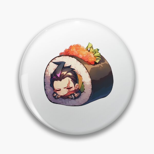 Item preview, Gundham Tanaka Kawaii Chibi Sushi Curse From Danganronpa Anime designed and sold by CarlosBender.