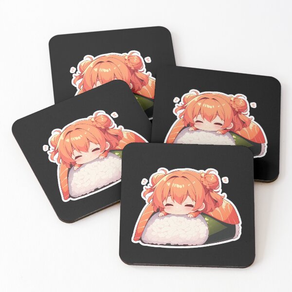 Item preview, Yui Yuigahama Kawaii Chibi Sushi Joy From Oregairu Anime designed and sold by CarlosBender.