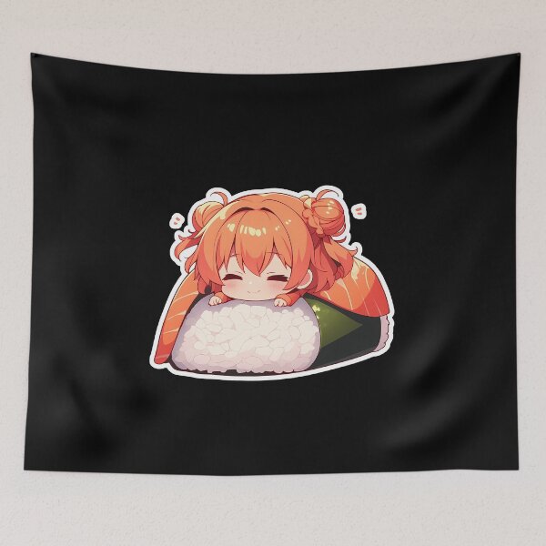 Item preview, Yui Yuigahama Kawaii Chibi Sushi Joy From Oregairu Anime designed and sold by CarlosBender.