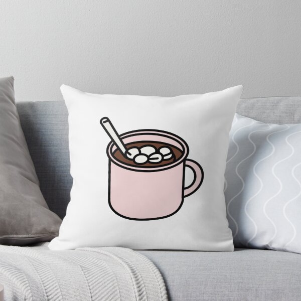 Item preview, Kawaii Hot Chocolate – Cute Marshmallow Cocoa Illustration designed and sold by SunCraftStudio.