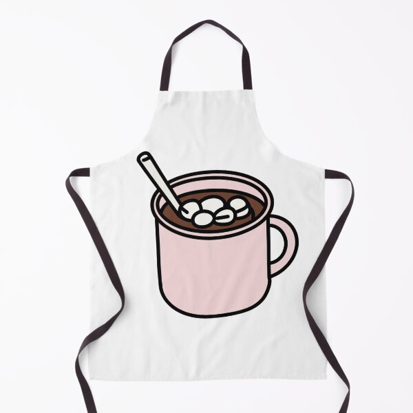 Item preview, Kawaii Hot Chocolate – Cute Marshmallow Cocoa Illustration designed and sold by SunCraftStudio.