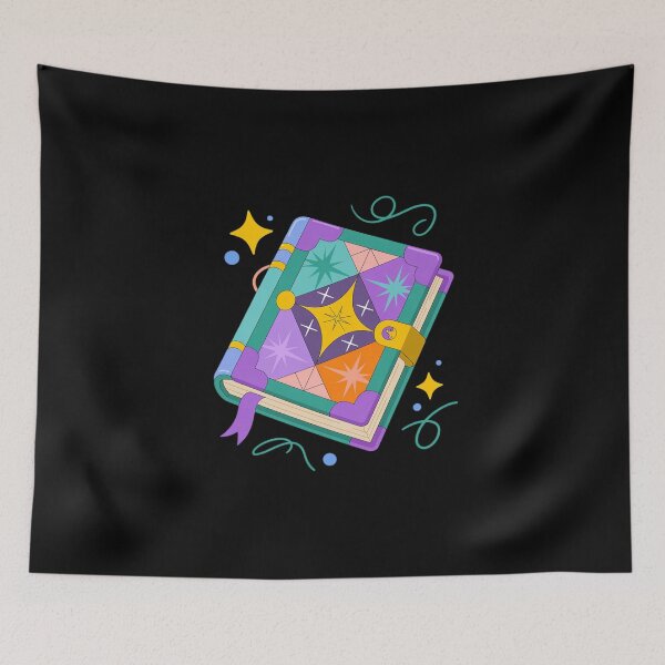 Item preview, Patchwork Witch Spell Book Witchcraft Halloween Quilt designed and sold by skanderio.
