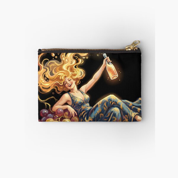 Item preview, Viva La Roma Vintage Wine Poster – Retro Italian Art Print of Woman with Grapes & Sparkling Bottle designed and sold by AbstractAuraArt.