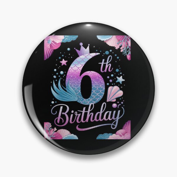Item preview, 6th Birthday Girl Mermaid For 6 Years Old Mermazing designed and sold by SIGORDESIGN.