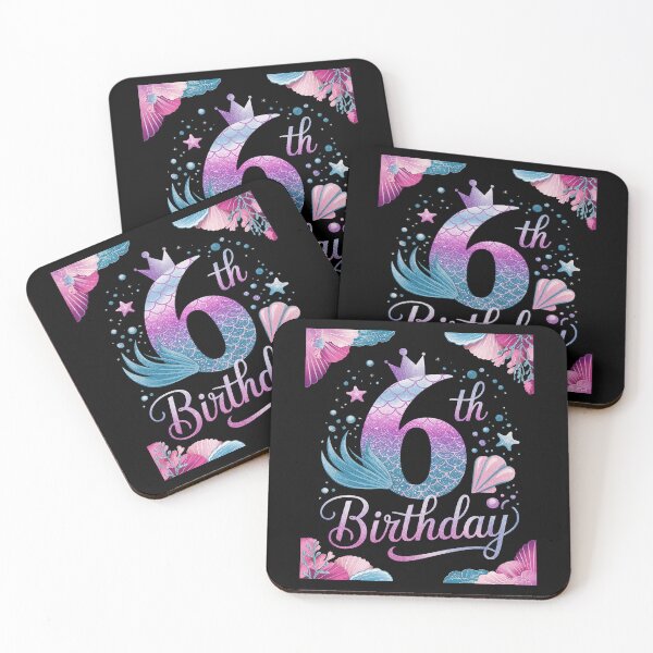 Item preview, 6th Birthday Girl Mermaid For 6 Years Old Mermazing designed and sold by SIGORDESIGN.