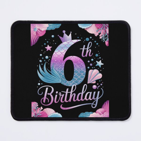 Item preview, 6th Birthday Girl Mermaid For 6 Years Old Mermazing designed and sold by SIGORDESIGN.