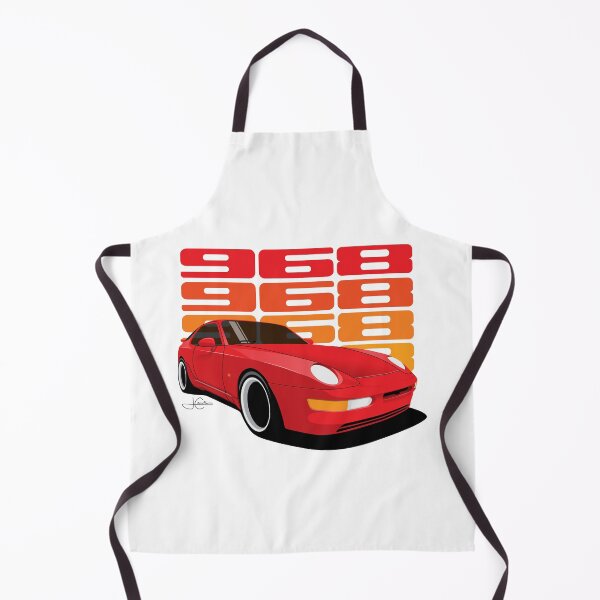Item preview, Red 968 turbo Retro essential Illustration designed and sold by blackdogshop.