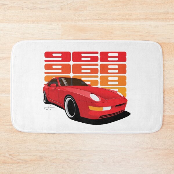 Item preview, Red 968 turbo Retro essential Illustration designed and sold by blackdogshop.