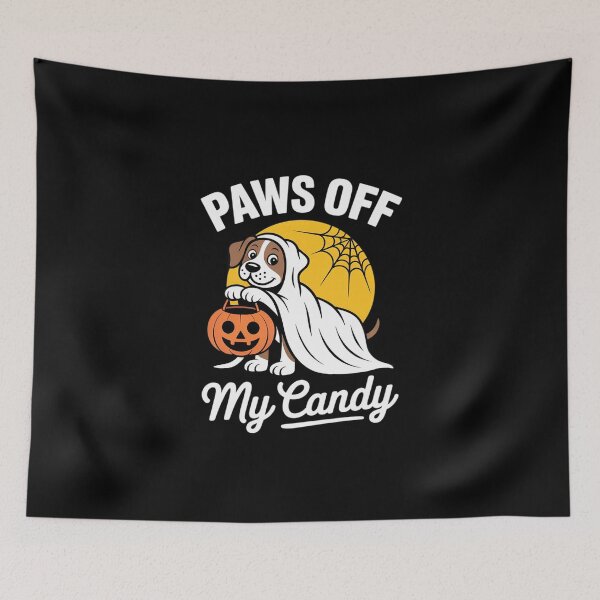 Item preview, Paws Off My Candy Ghost Spaniel Costume Halloween designed and sold by skanderio.